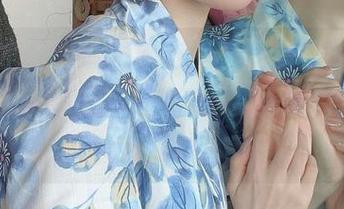 aqua水淼的最新出击:只要看到BlackLaceKimono,连空气都变得轻巧了!图集在此!