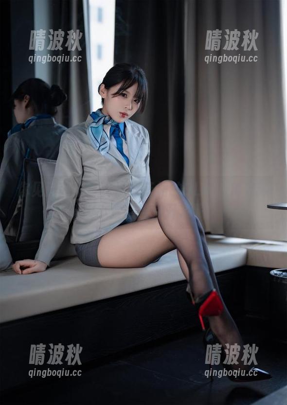 海克斯科技小蛋糕 你见过高清写真里穿蓝裙的OL吗?海克斯科技小蛋糕给你开了眼!