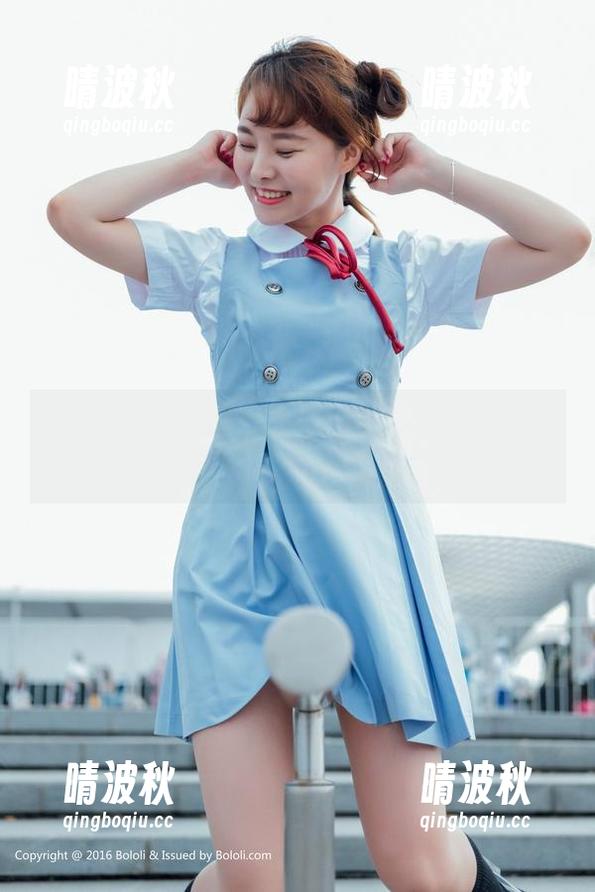 菠萝社 - 夏美酱的制服高清版，真想下载一封信给这件衣服！