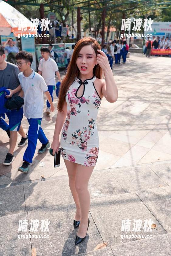 魔镜街拍 - 萌宝儿的肉丝包臀裙：网盘专属，哈哈镜特辑